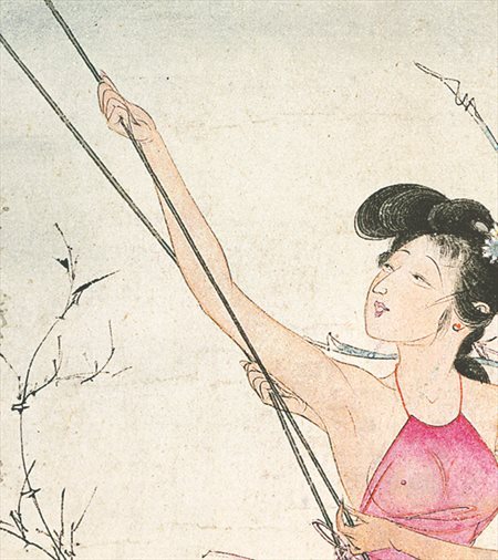 泸溪-胡也佛的仕女画和最知名的金瓶梅秘戏图